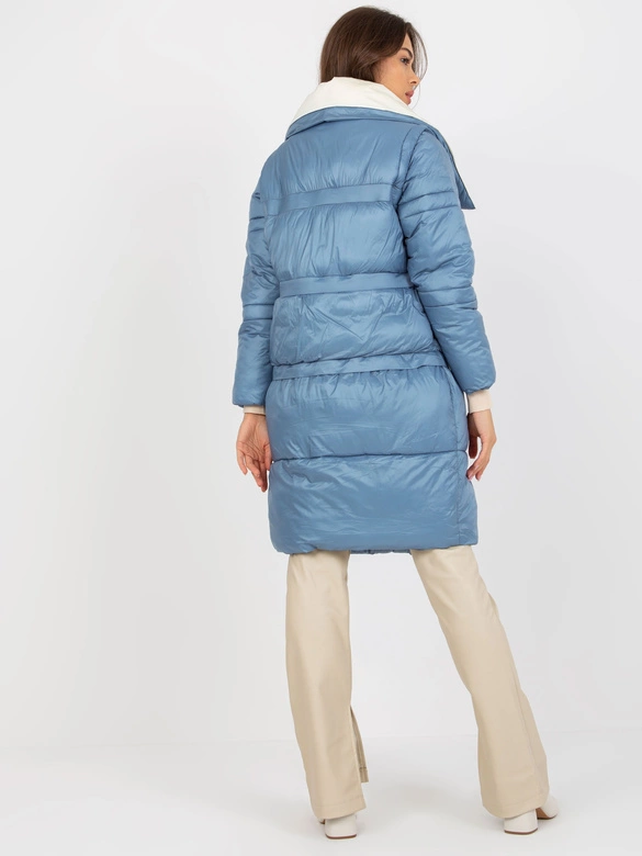 Kurtka zimowa z odpinanymi rękawami Factory Price niebieska (TR8139)