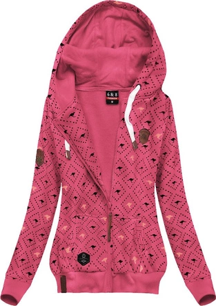 BLUZA W FINEZYJNY WZÓR RÓŻOWA (1941)