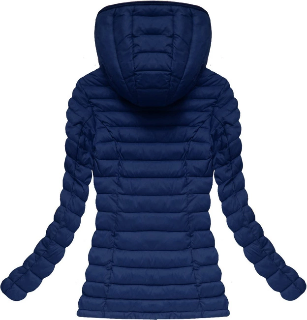 PIKOWANA KURTKA GRANATOWA (7115BIG)