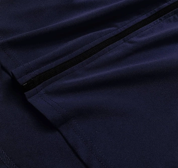 Bluza z asymetrycznym dołem granatowa (hd153-04)