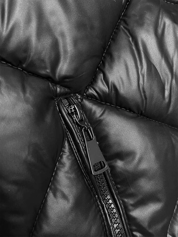 Przejściowa kurtka pikowana czarna (YP-22070-1)