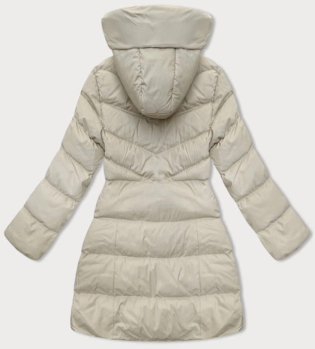 Kurtka damska z kapturem J Style jasny beż (5M3231-62)