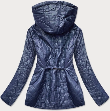 Damska kurtka pikowana niebieska (br0121)