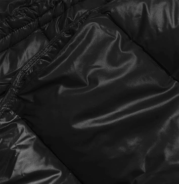 Dwustronna kurtka oversize szaro-czarna (h-1088-61)