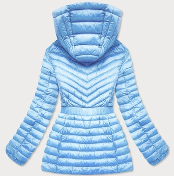 Taliowana kurtka damska błękitna (gt-212)