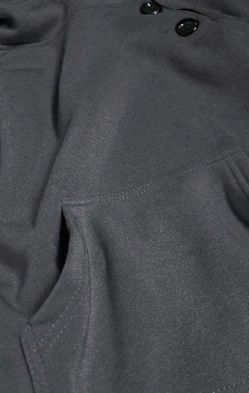 Tunika dresowa z kapturem grafitowa (xamg696ax )