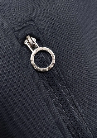 Długa bluza damska granatowa (AMG-321A)