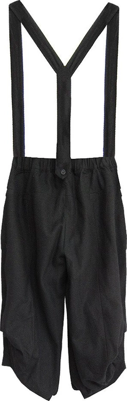 SPODNIE Z SZELKAMI CZARNE (X1105X)