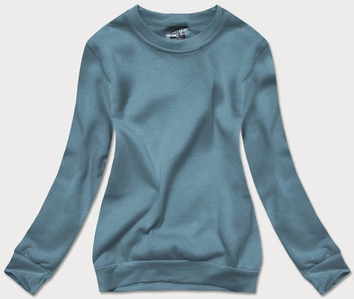 Bluza dresowa damska ze ściągaczami szaroniebieska (W01-9)