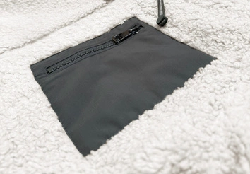 Dwustronna kurtka zimowa z misiem J Style army (16M9167-136)