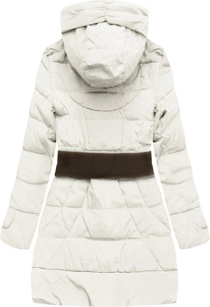 KURTKA Z KAPTUREM I PASKIEM BIAŁA (1976)