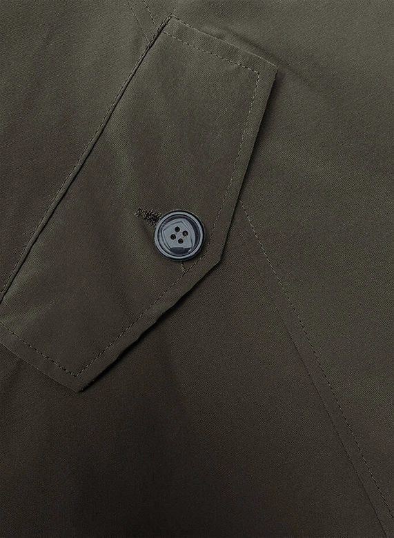 Zimowa kurtka damska khaki (M-R45)