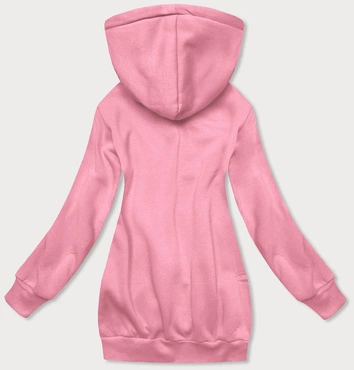 Damska bluza kangurka jasnoróżowa (YS10003-20)