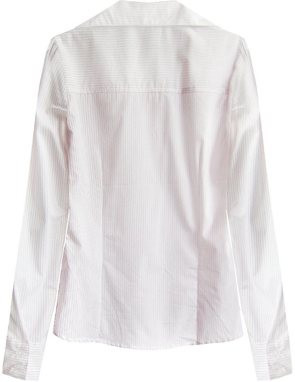 KLASYCZNA KOSZULA BIAŁO-CZERWONA (X1135X)