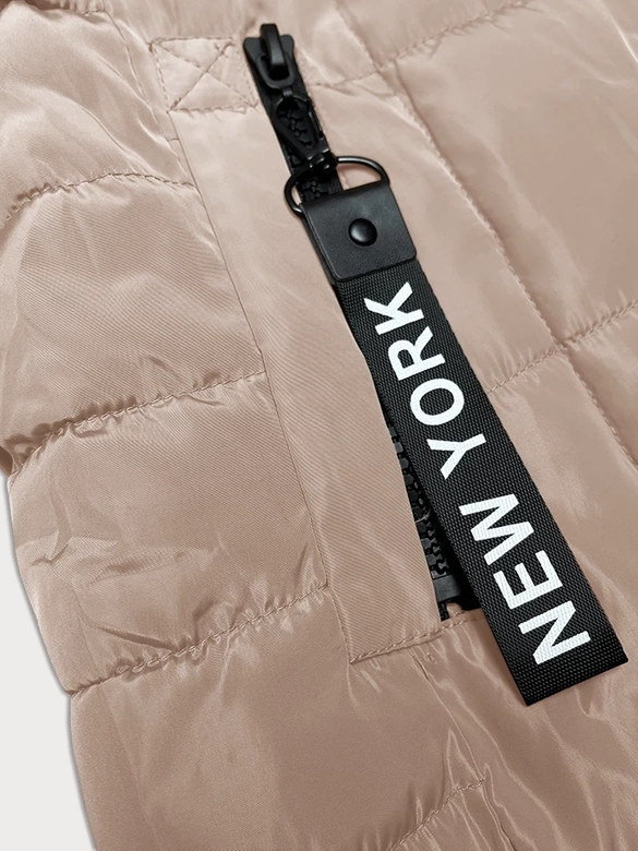 Bezrękawnik damski z kapturem S'West jasny beż (B8225-51)