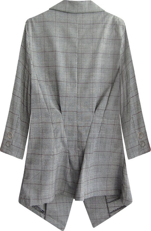 MARYNARKA W KRATKĘ SZARA (1290/6)