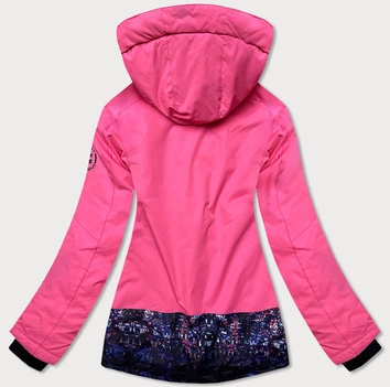 DAMSKA KURTKA ZIMOWA SPORTOWA RÓŻOWA (B2373)