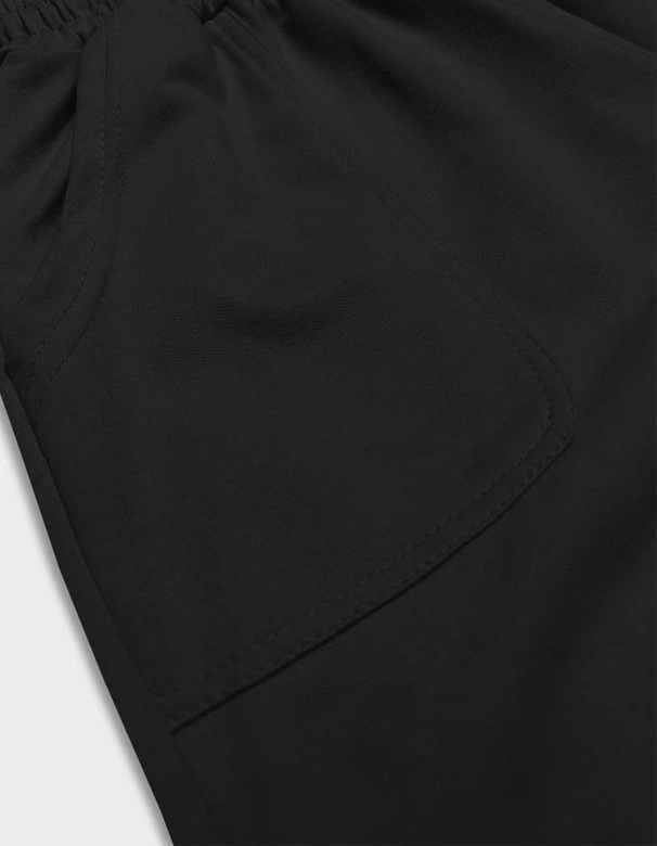 Dresowe spodenki damskie czarne (8K950-3)