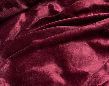 Puchowa zimowa kurtka damska bordowa (2M-051)