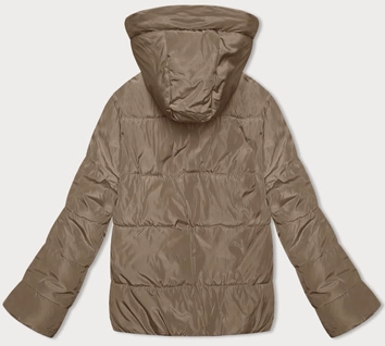 Krótka dwustronna kurtka damska S'west czarny-beż (B8182-1012)