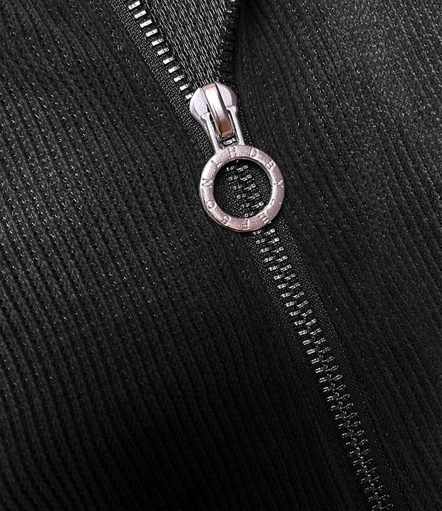 Dresowy komplet damski typu wafel czarny (AMG-339A)