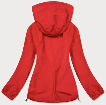 Letnia kurtka damska na podszewce czerwona  (hh036-5)