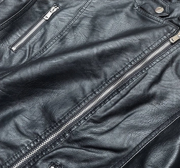 Ramoneska ze stójką czarna (b0117)