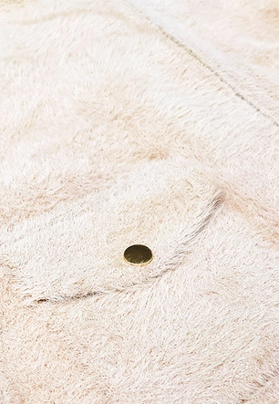 Krótka wełniana kurtka alpaka ecru (553)