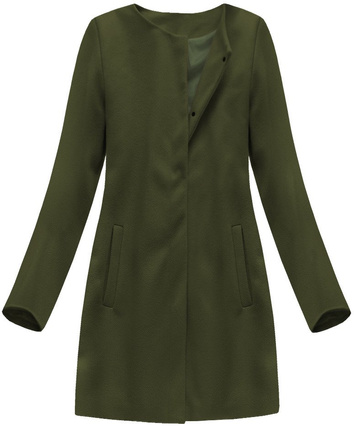 MINIMALISTYCZNY PŁASZCZ KHAKI (172ART)