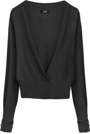 SWETEREK KOPERTOWY CZARNY (X1117X)