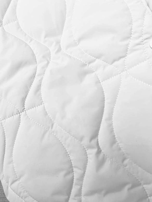 Damski płaszcz oversize biały (5M3177-281)