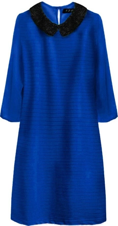 SUKIENKA Z KOŁNIERZYKIEM CHABROWA (6107)