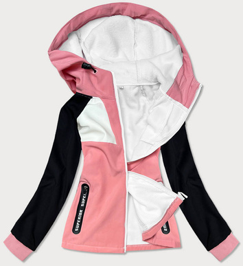 SPORTOWA KURTKA DAMSKA TYPU SOFTSHELL RÓŻOWA (HD184-25)