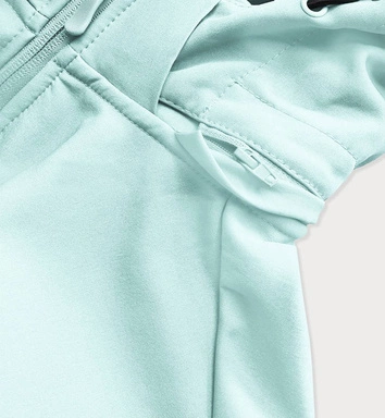 DAMSKA KURTKA-BLUZA TREKKINGOWA MIĘTOWA (HH018-41)