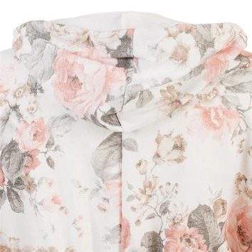 NARZUTKA W KWIATY BIAŁA (80141)