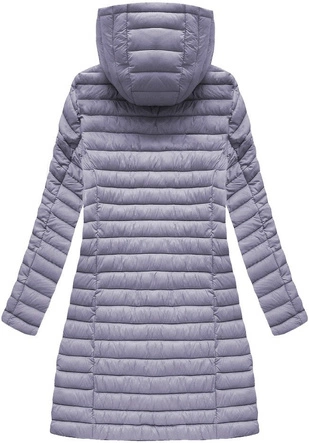 PIKOWANA KURTKA Z KAPTUREM WRZOSOWA (7472-PLUS)