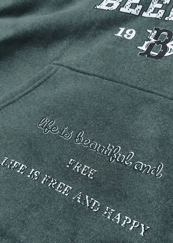 Polarowy dres damski zielony (ZCH2210)