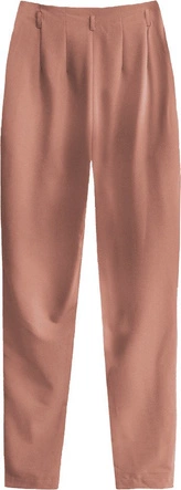 SPODNIE Z WYSOKIM STANEM RUDE (6153)