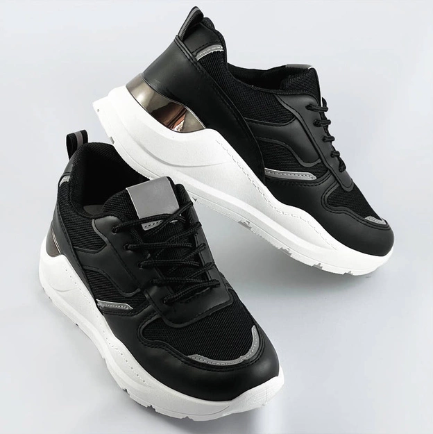 Sneakersy damskie czarne (bs-01)