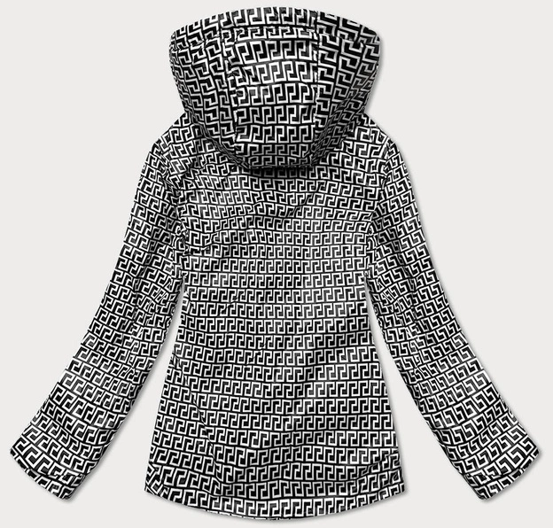 Dwustronna kurtka damska z kapturem cappuccino (br9795-12)