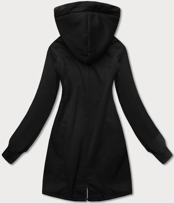 Taliowana bluza damska czarna (amg-817a)