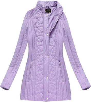 PIKOWANA KURTKA Z KAPTUREM WRZOSOWA (7031BIG)