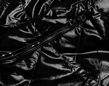 Dwustronna kurtka damska czarno/brązowa (w588big)