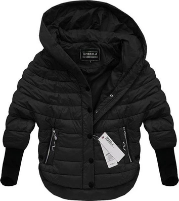 KURTKA NIETOPERZOWA CZARNA (W794)