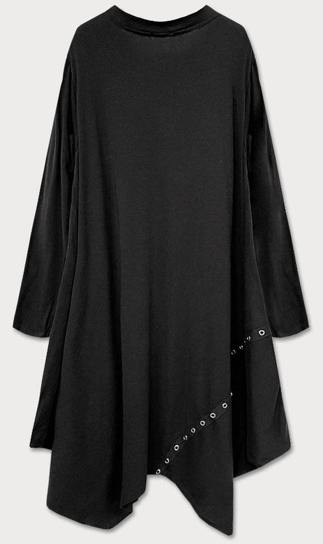 DŁUGA BAWEŁNIANA SUKIENKA CZARNA (50655)