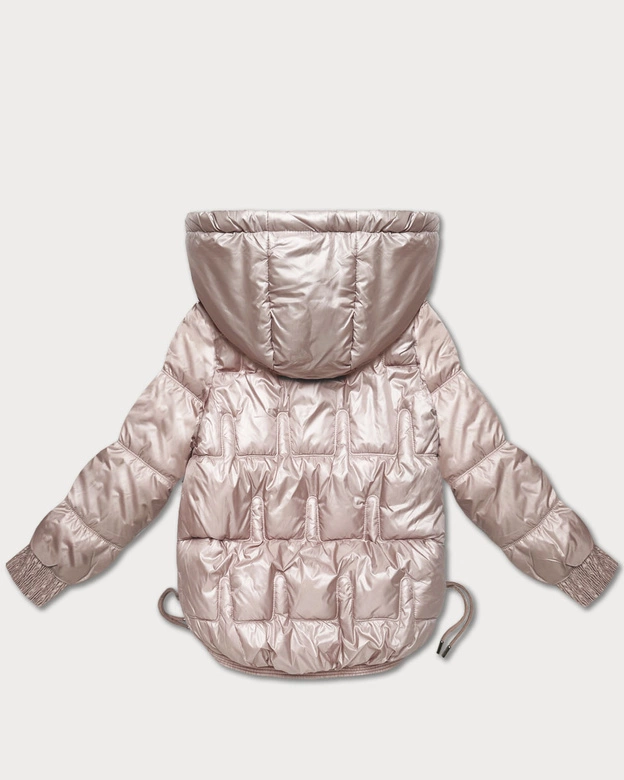 Przejściowa kurtka ze ściąganymi bokami S'West perłowy różowy (B8292-51)