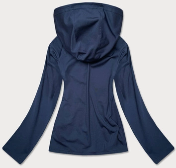 Elastyczna bluza z kapturem granatowa (20318)