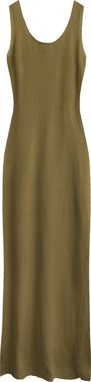 SUKIENKA MAXI KARMELOWA (1548/2)