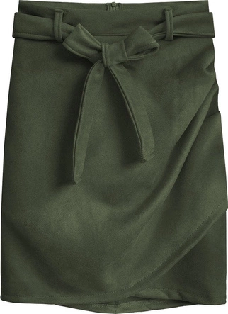 DRAPOWANA SPÓDNICA KHAKI (527ART)
