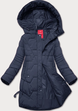 Przejściowa kurtka damska z kapturem LHD ciemny granat (LHD-24585)